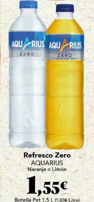 Gadis Refresco Zero Aquarius oferta