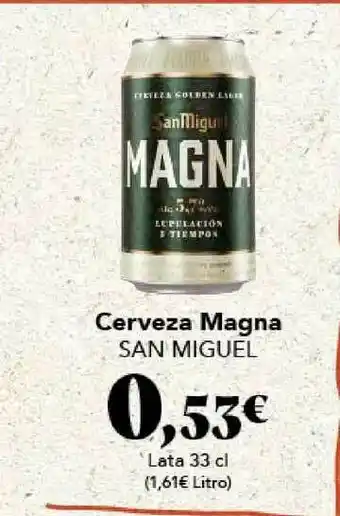 Gadis Cerveza Magna San Miguel 33cl oferta