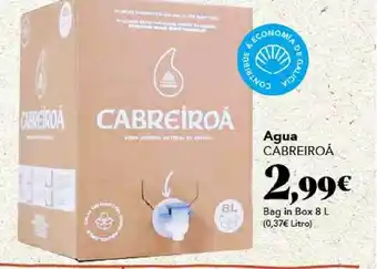 Gadis Agua Cabreiroá 8L oferta