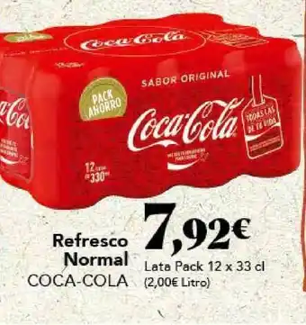 Gadis Refresco Normal Coca-cola 33cl oferta