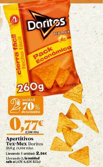 Gadis 2a Unidad 70% Descuento Aperitivos Tex-mex Doritos oferta