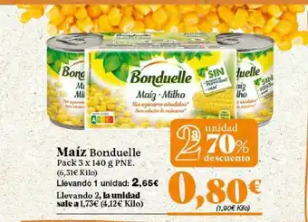 Gadis 2a Unidad 70% Descuento Maíz Bonduelle oferta