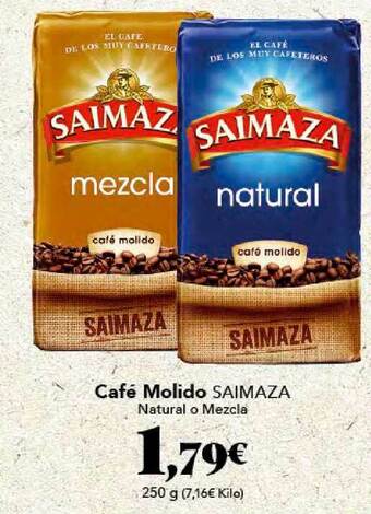 Gadis Café Molido Saimaza oferta