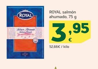 HiperDino Royal salmón ahumado oferta