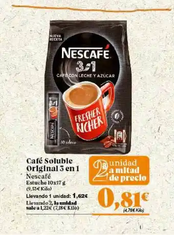 Gadis Café Soluble Original 3 En 1 oferta