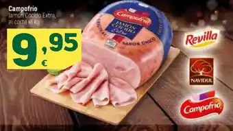 HiperDino Campofrío jamón cocido extra, al corte oferta