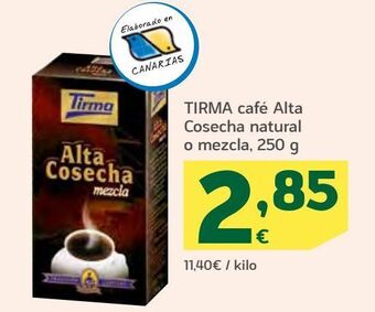 HiperDino Tirma café alta cosecha natural o mezcla oferta