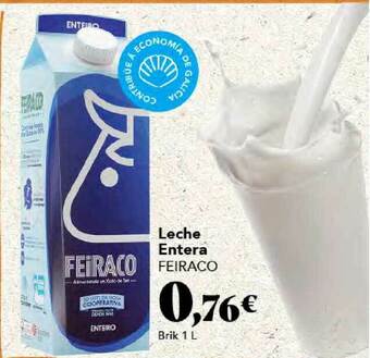 Gadis Leche Entera Feiraco oferta
