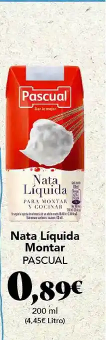 Gadis Nata Líquida Montar Pascual 200ml oferta