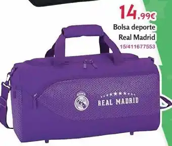 Real madrid 14.99€ bolsa deporte real madrid 15/411677553