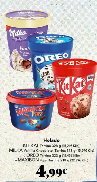Gadis Helado Kit Kat Milka O Oreo O Maxibon oferta