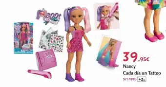 Josber Toys Terraffe tattoos tafu 39.95€ nancy cada día un tattoo 5/17335 +3a oferta