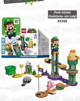 Game 0000 en quents que h pack inicial: aventuras con luigi canetky 59,95€ lego mario lie starter course -rac oferta