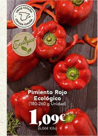 Gadis Pimiento Rojo Ecológico oferta