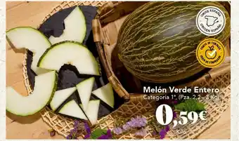Gadis Melón Verde Entero Categoría 1a oferta