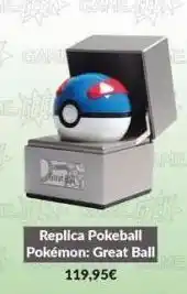 Game Ame replica pokeball pokémon: great ball 119,95€ oferta