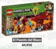 Game Lego minecraft 8+ el puente del blaze 44,95€ oferta