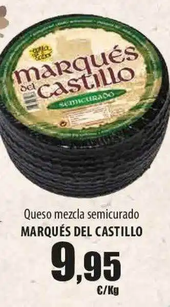 SPAR Lanzarote Queso mezcla semicurado marqué del castillo oferta