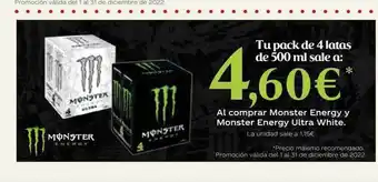 Supermercados MAS Monster oferta