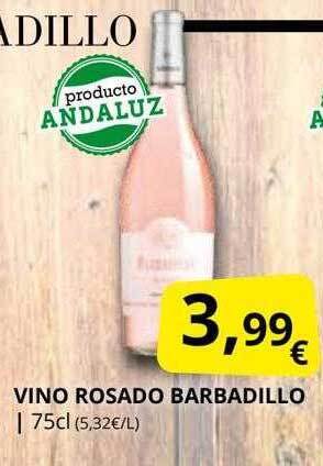Supermercados MAS Vino rosado barbadillo oferta