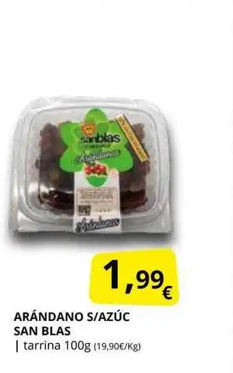 Supermercados MAS Arándano s azúc san blas oferta