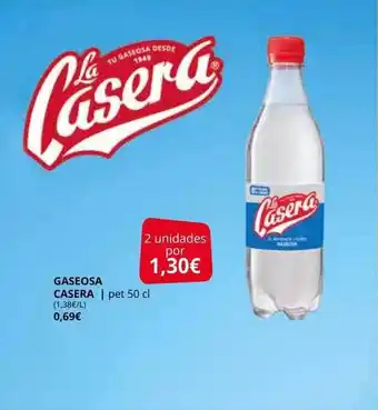 Supermercados MAS Gaseosa casera oferta
