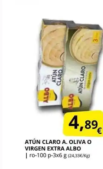 Supermercados MAS Atún claro a. oliva o virgen extra albo oferta