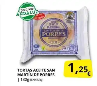 Supermercados MAS Tortas aceite san martín de porres oferta