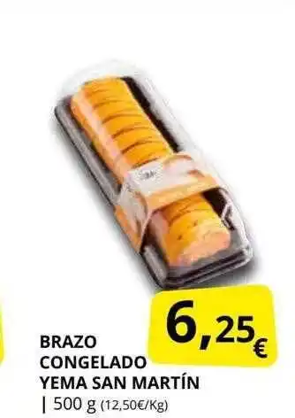 Supermercados MAS Brazo congelado yema san martín oferta