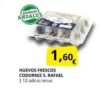 Supermercados MAS Huevos frescos codorniz s. rafael oferta