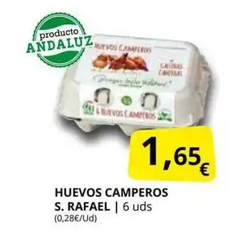Supermercados MAS Huevos camperos s. rafael oferta