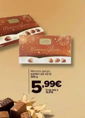 Carrefour Marrons glaces esprit de fête oferta