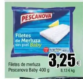 FROIZ Filetes de merluza pescanova baby oferta