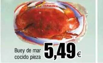 FROIZ Buey de mar cocido pieza oferta
