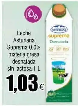 FROIZ Leche asturiana suprema 0.0% materia grasa desnatada sin lactosa oferta