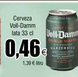 FROIZ Cerveza voll-damm lata 33cl oferta