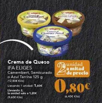 Gadis Crema de queso ifa eliges oferta
