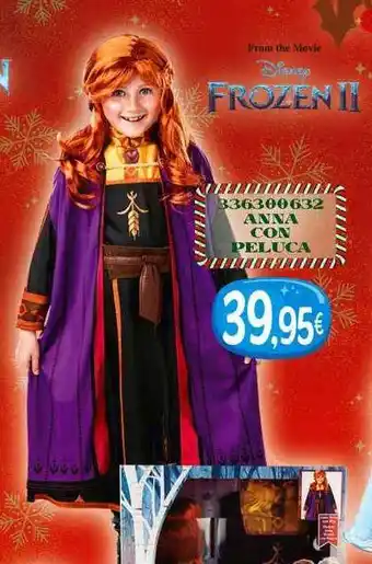 Centroxogo Anna con peluca disney frozen ii oferta