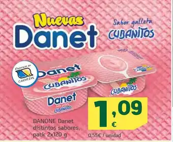 HiperDino Danone danet distintos sabores pack 2 oferta