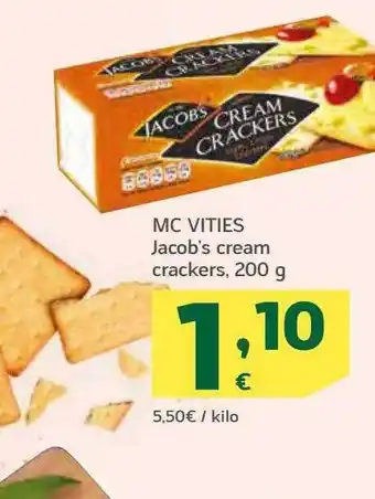 HiperDino Mc vities jacob's cream crackers oferta