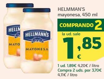 HiperDino Helmman's mayonesa oferta