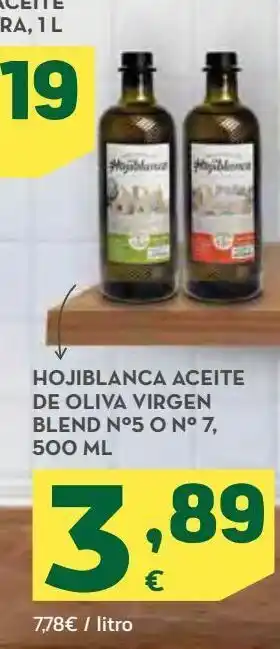 HiperDino Hojiblanca aceite de oliva virgen blend nº5 o nº7 oferta