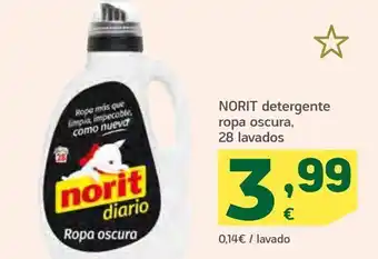 HiperDino Norit detergente ropa oscura oferta