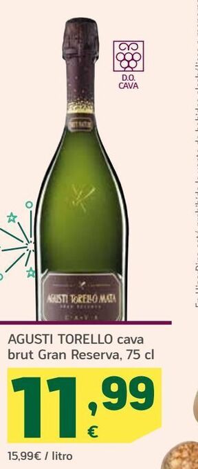HiperDino Agusti torello cava brut gran reserva oferta