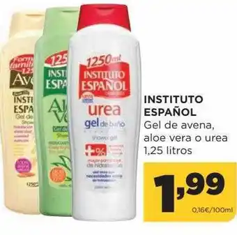 Alimerka Instituto español gel de avena aloe vera o urea oferta