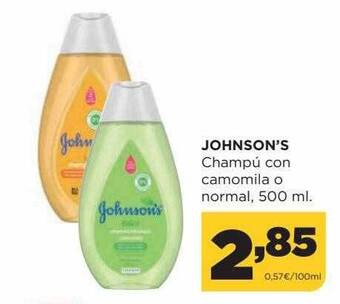 Alimerka Johnson's champú con camomila o normal oferta