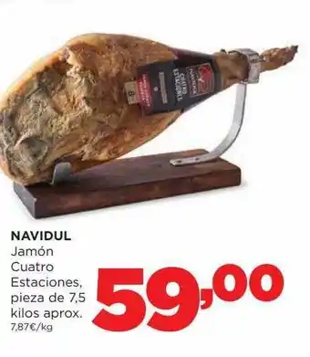 Alimerka Navidul jamón cuatro estaciones pieza oferta