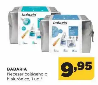 Alimerka Babaria neceser colágeno o hialurónico 1 oferta