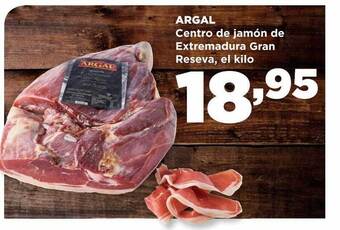 Alimerka Argal centro de jamón de extremadura gran reserva el kilo oferta