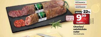 Dia Chorizo salchichón cular iberledrada oferta